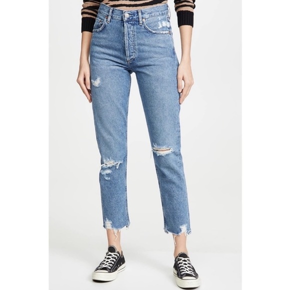 Agolde Jamie high rise jeans arrival straight legs size 26 - Picture 1 of 7